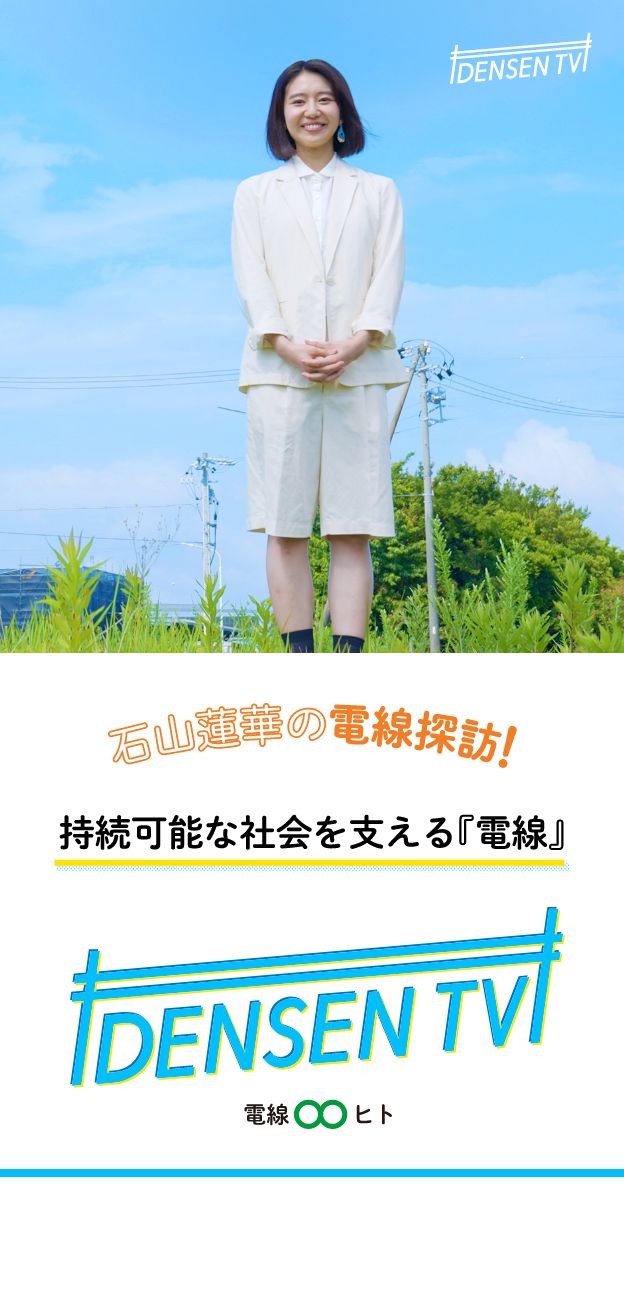 石山蓮華の電線探訪！持続可能な社会を支える「電線」