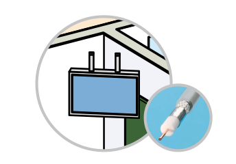 テレビ受信用同軸ケーブル